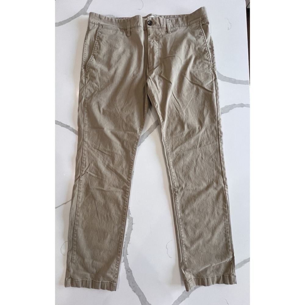 Goodfellow & Co Pants Mens 36x30 Black The Every Wear Chino Slim Fit Casual Tan